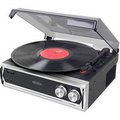 Jensen 3-Speed Stereo Turntable with Built In Speaker and Speeed Adjustment